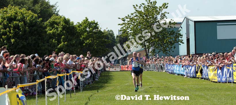 Ian Hudspith (Morpeth) 4th in the Blaydon Races, June 9th.